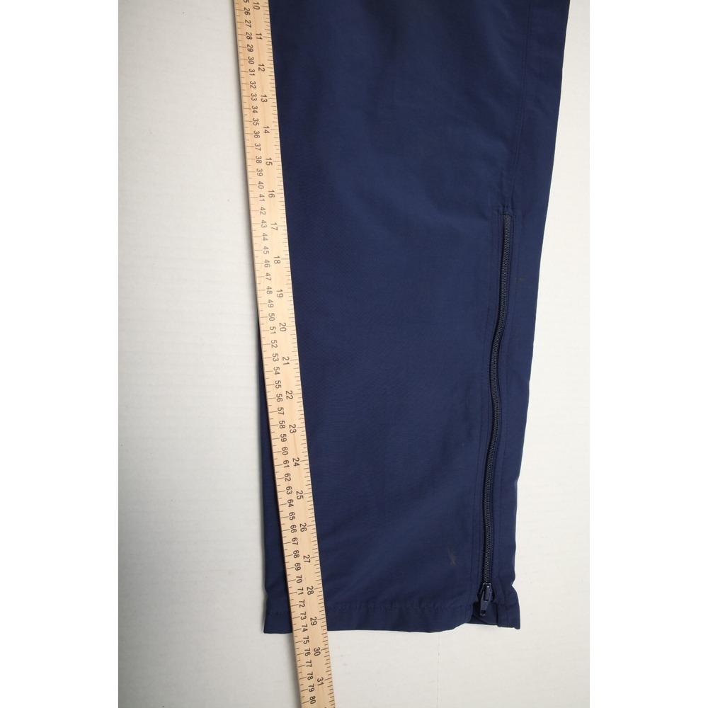 Vintage Eddie Bauer Pants Mens Medium Blue Nylon Goretex Waterproof Zip Ankles - Picture 12 of 16